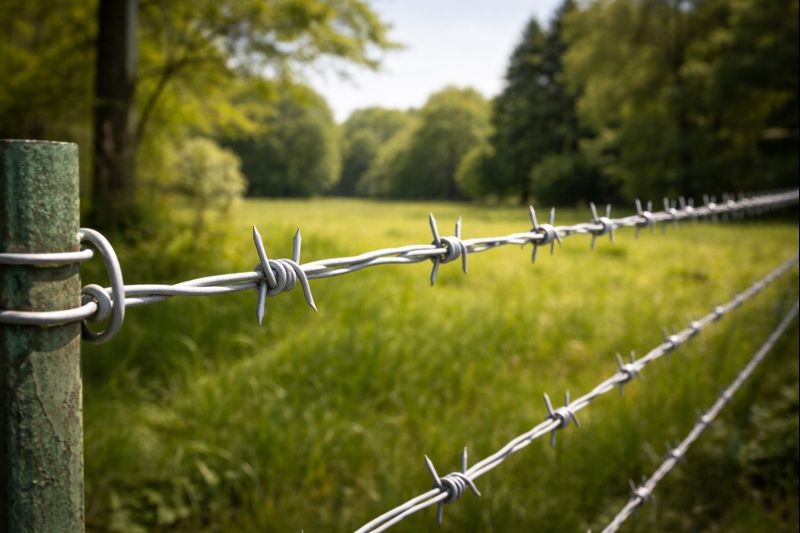 Arsa ve tarla için dikenli tel