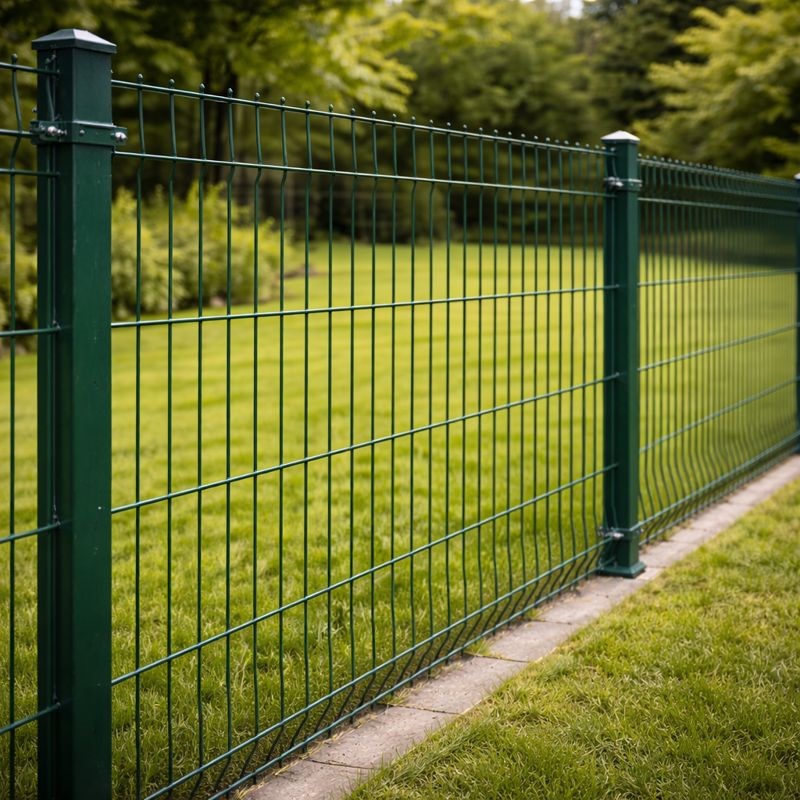 Ekonomik düz panel çit sistemi