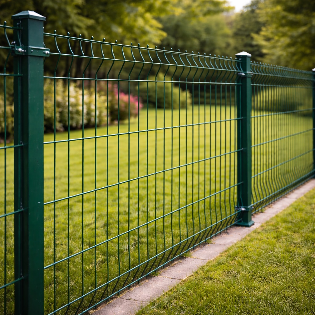 Bükümlü 3D panel çit güvenlik sistemi