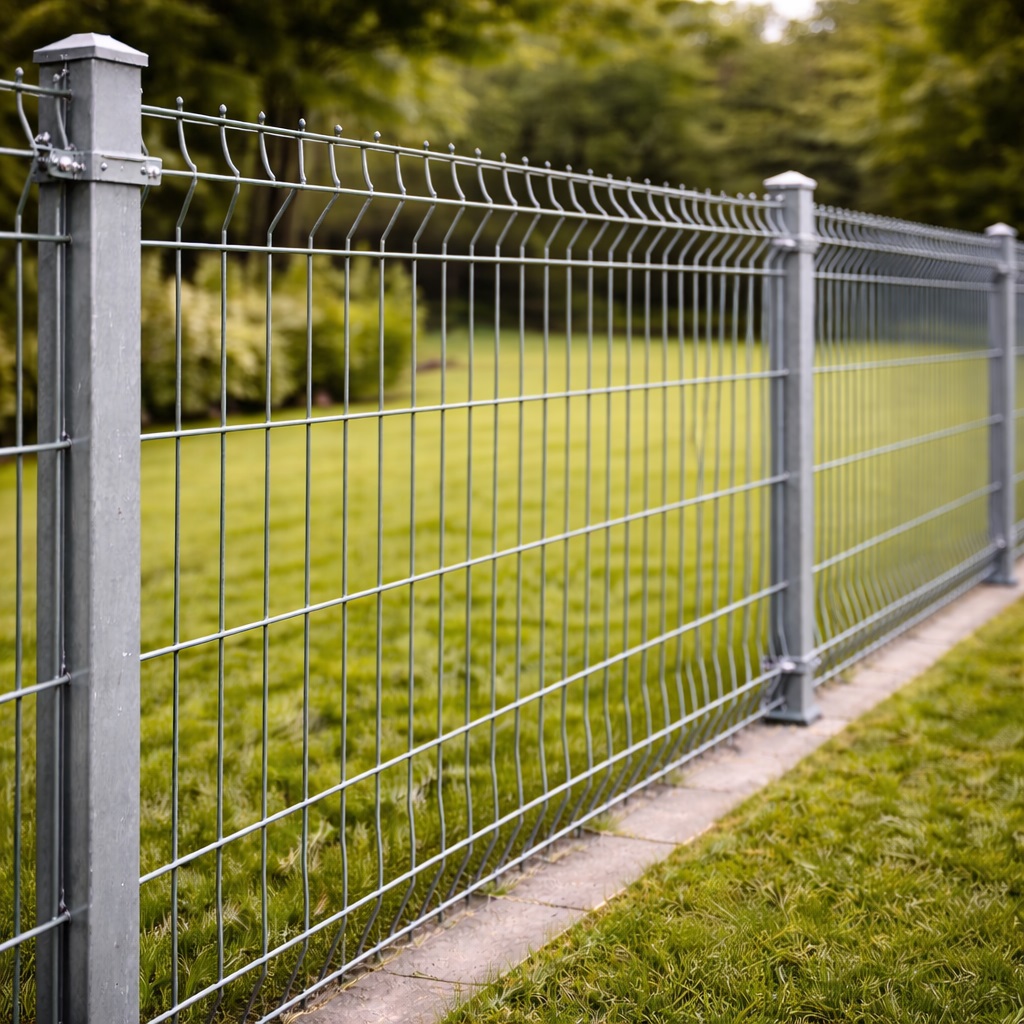 Uzun ömürlü galvaniz panel çit uygulaması